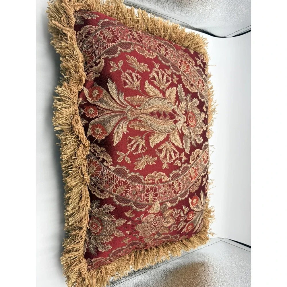 Sherry Kline PCHF China Art Red 20-inch Decorative Throw Pillows (Set of 4)